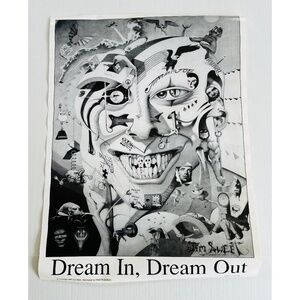 Vtg 1997 Jim Sweet Art Poster College Collection Wall Room Decor 18x24 poster